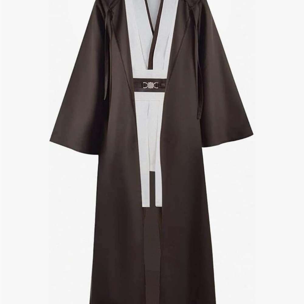 Brown and White Robe Costume